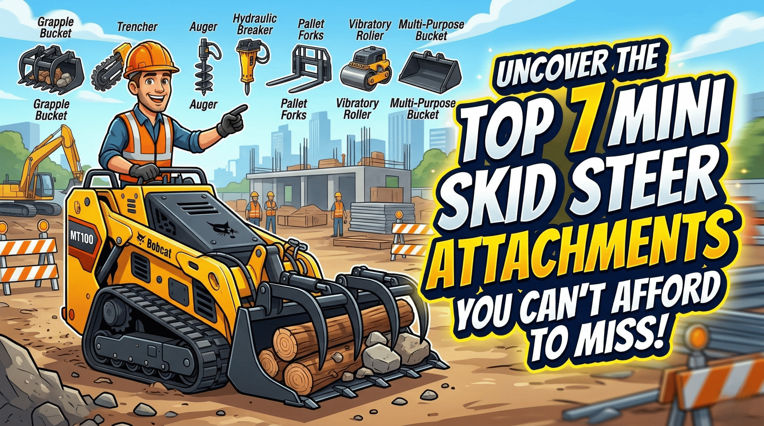 The Top 7 Mini Skid Steer attachments