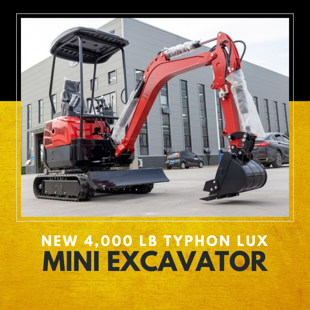 4000 lbs TERROR XVIII mini excavator