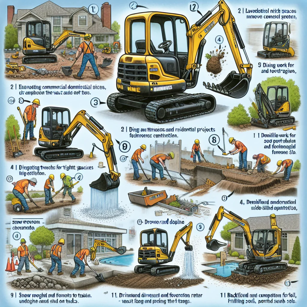 10 Awesome Ways to Use Mini Excavators