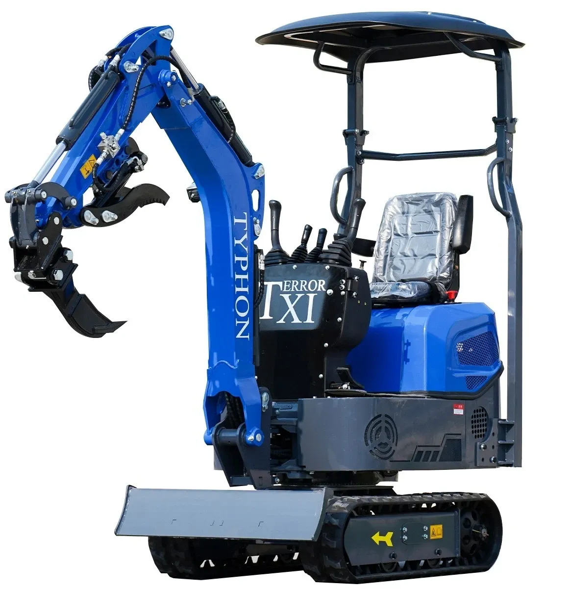 TERROR XI Mini Excavator Digger 13.5hp Gas B&S EPA Engine with 13 Attachments - Image 16