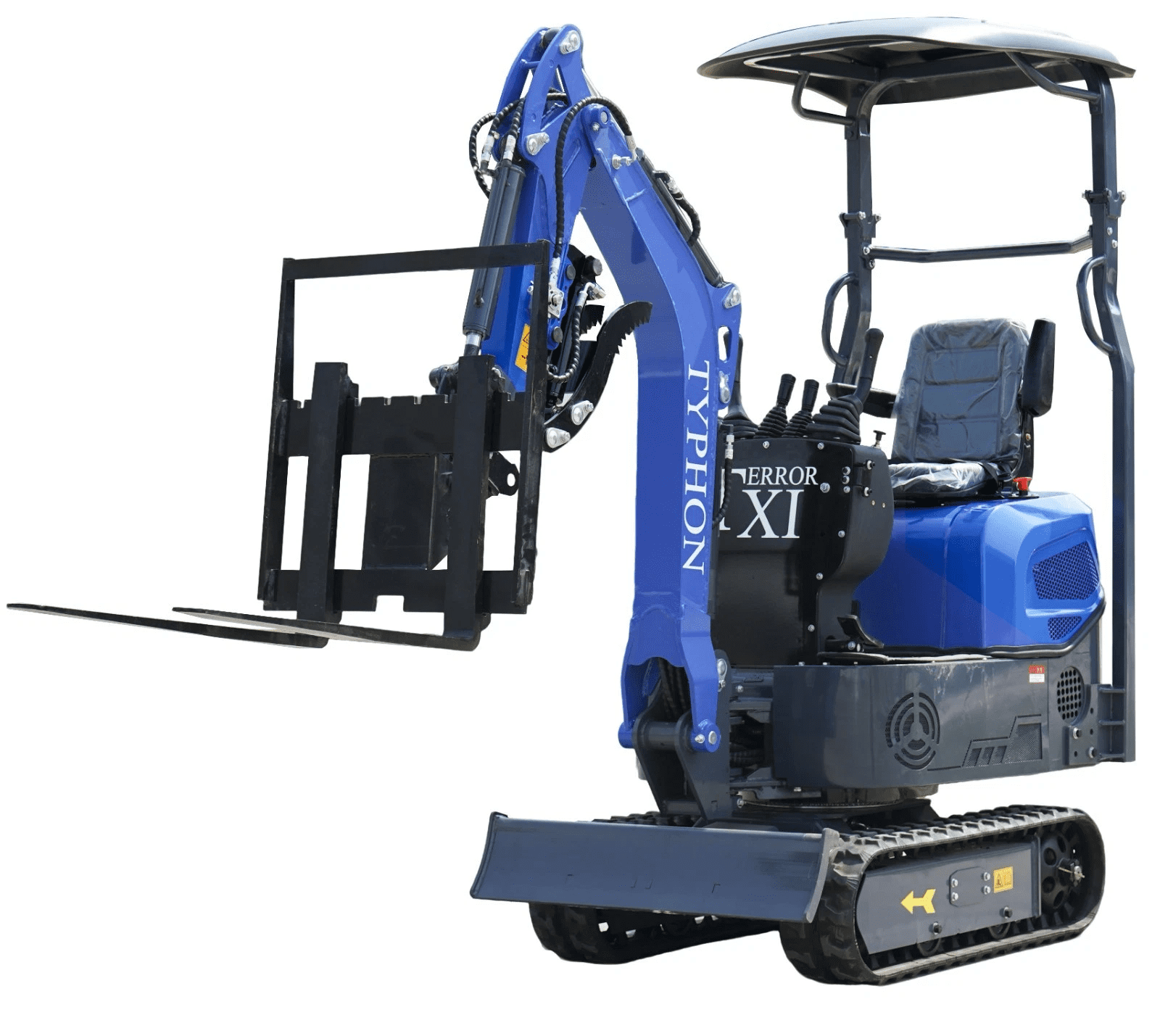 TERROR XI Mini Excavator Digger 13.5hp Gas B&S EPA Engine with 13 Attachments - Image 2