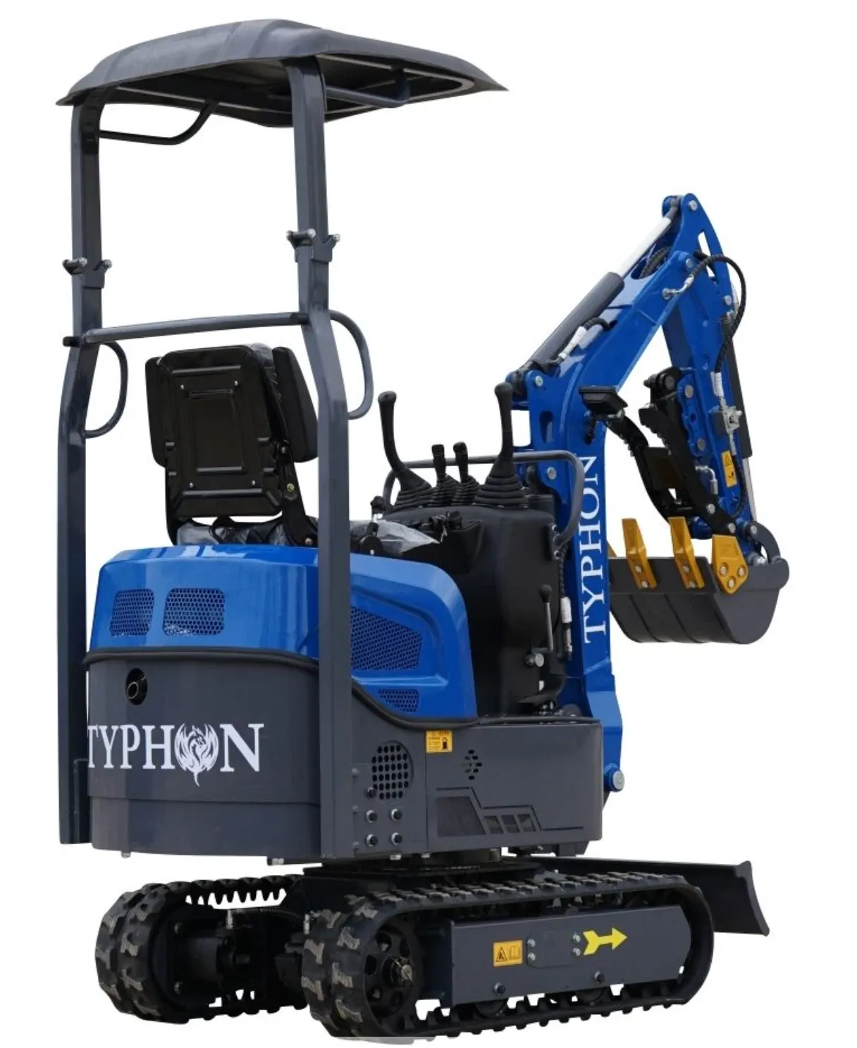 TERROR XI Mini Excavator Digger 13.5hp Gas B&S EPA Engine with 13 Attachments - Image 17