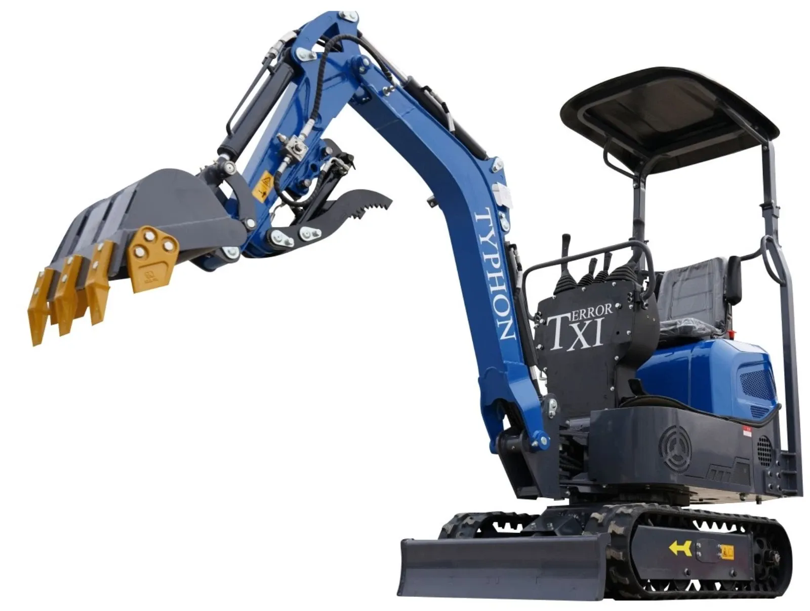 TERROR XI Mini Excavator Digger 13.5hp Gas B&S EPA Engine with 13 Attachments - Image 14