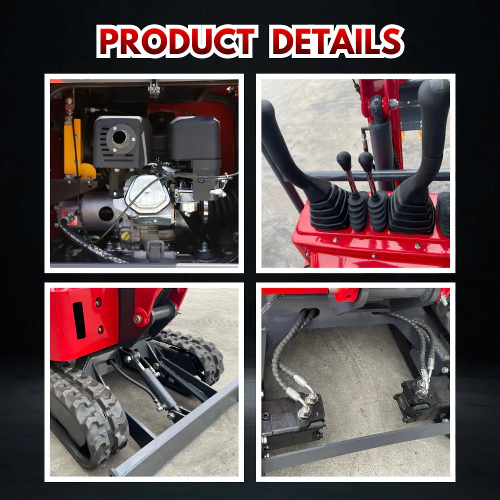 TYPHON TERROR ONE STORM 1 Ton Mini Excavator Trench Digger with hydraulic oil cooler Canopy & Wide Bucket - Image 7