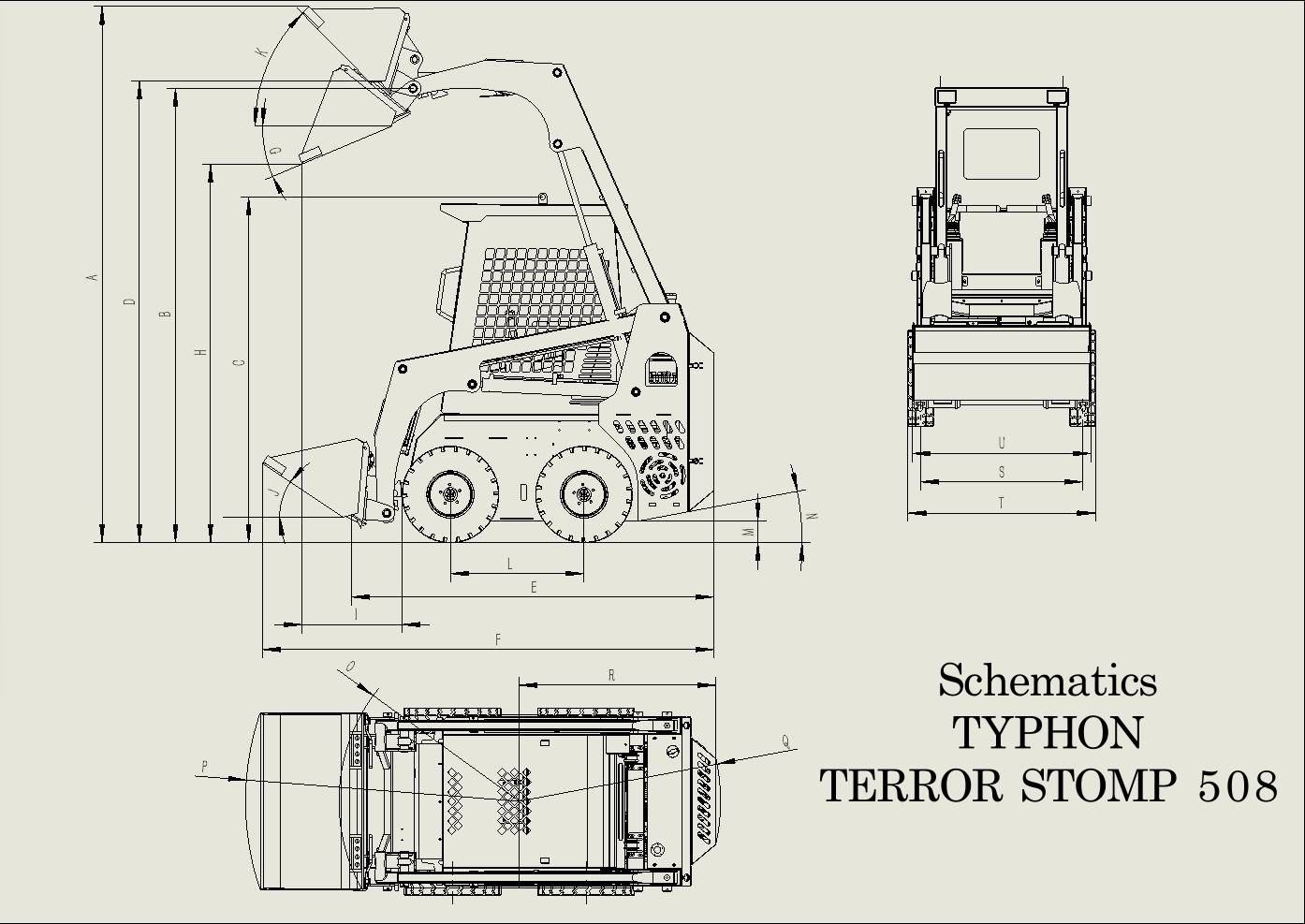 Brand New TYPHON STOMP Mini Skid Steer Gas EPA Engine USA - Image 6