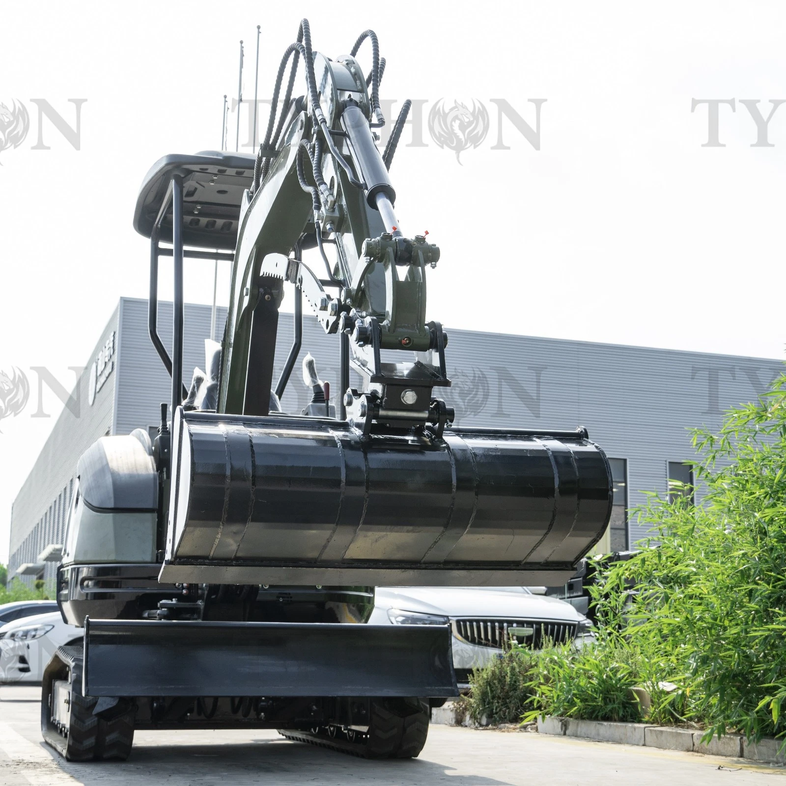 1000mm Leveling Bucket Attachment For 2-3 ton Mini Excavator Digging Bucket - Image 3