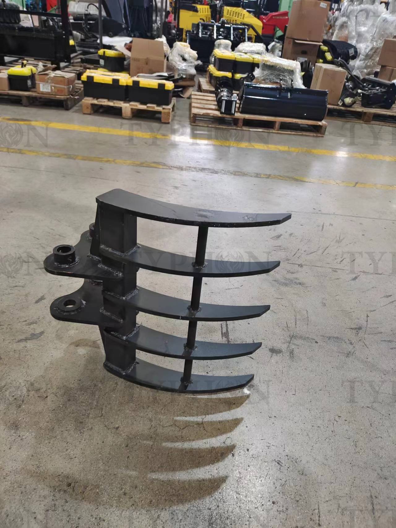 Mini Excavator Attachment Rake 22" Wide TYPHON Attachments For 2-3.5 ton Diggers - Image 3