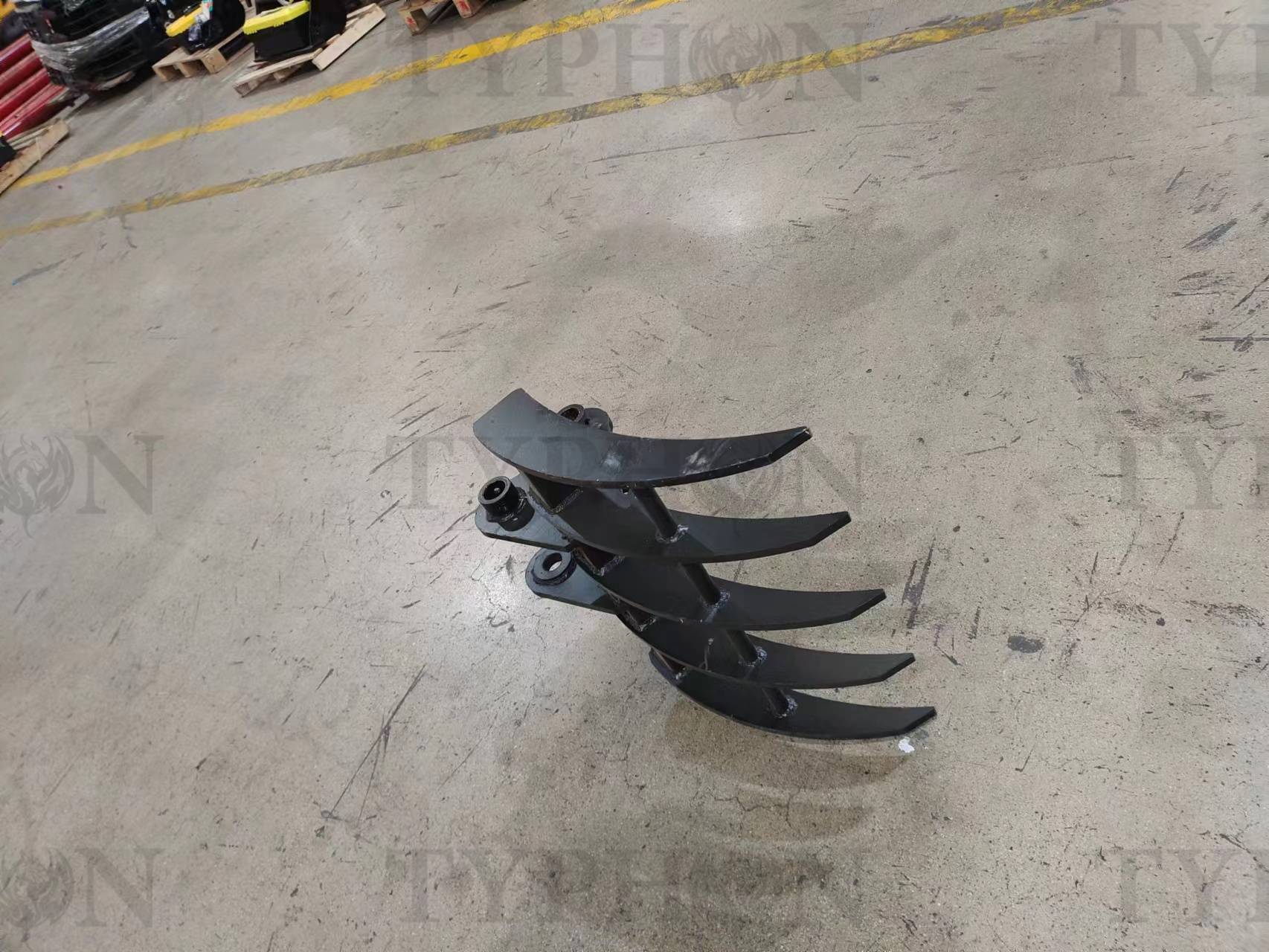 Mini Excavator Attachment Rake 22" Wide TYPHON Attachments For 2-3.5 ton Diggers - Image 7