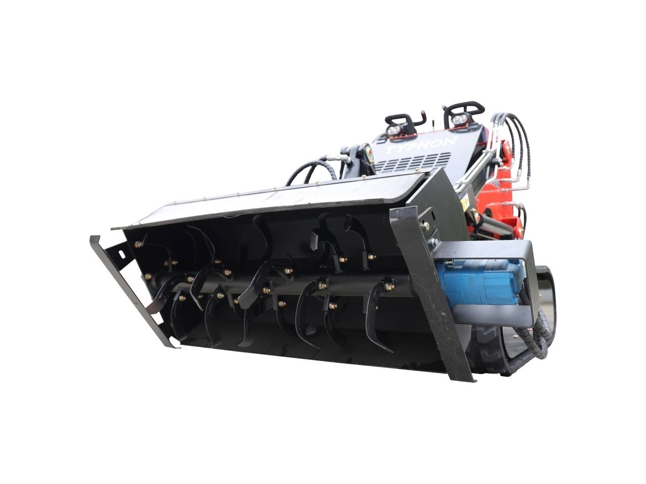 Skid Steer Loader Rotary Plow Tiller Attachment USA - Image 2