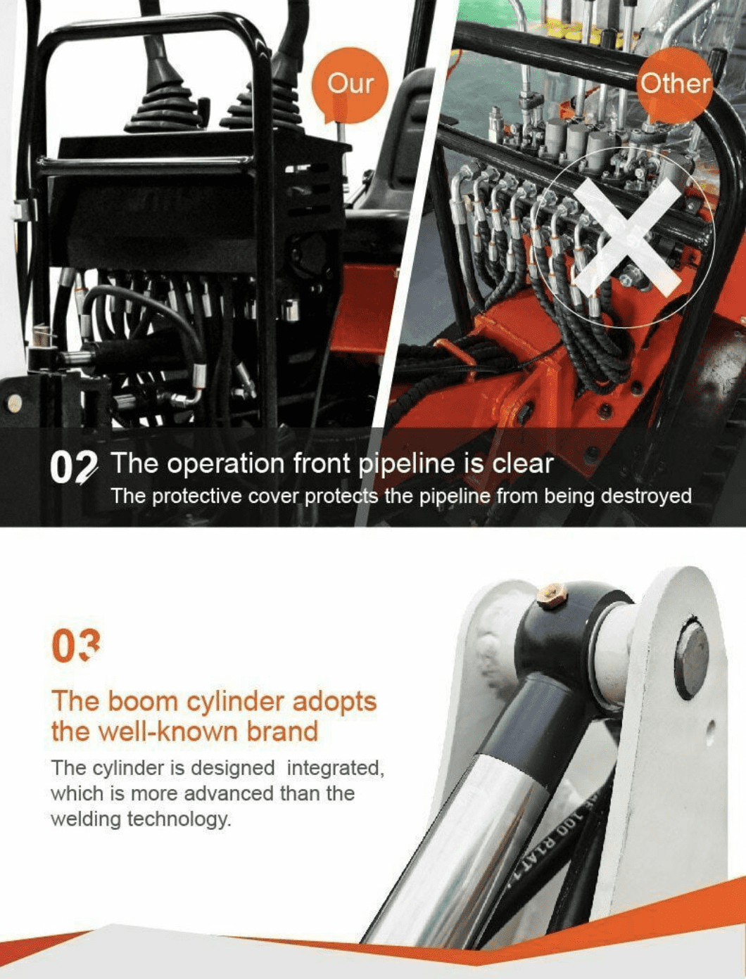 TYPHON TERROR On Tracks VIII 800kg Mini Excavator USA - Image 6