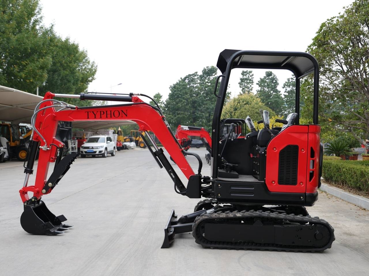 TYPHON TERROR X2 STORM Mini Excavator 2.5 Ton Diesel Perkins Engine USA - Image 5