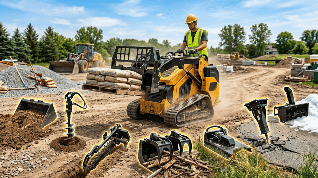 Top 7 Mini Skid steer attachments