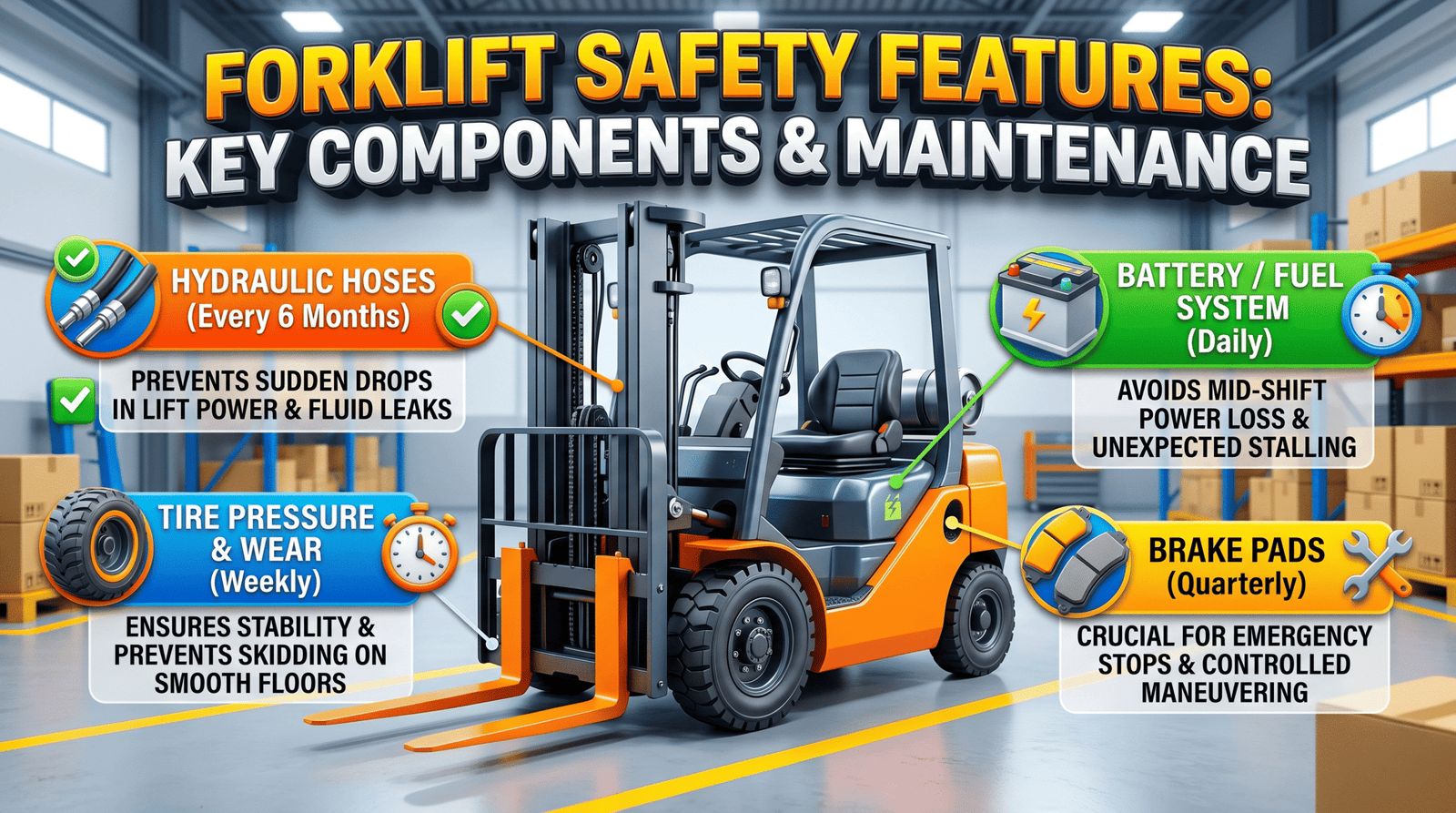 Forklift Safety Features