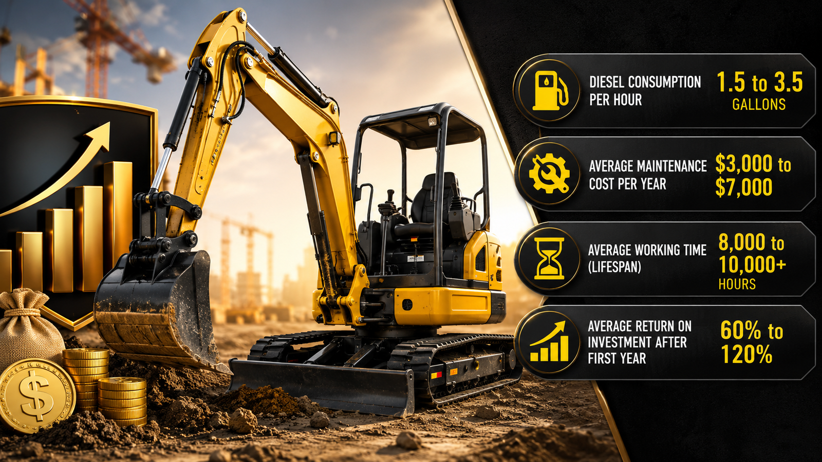 Mini Excavators Improve ROI Benefits
