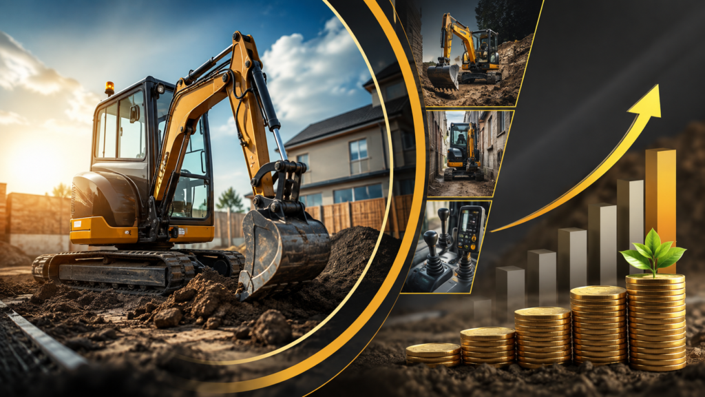 Advantages of Mini Excavators: Learn why these powerful tools are perfect for small job sites!