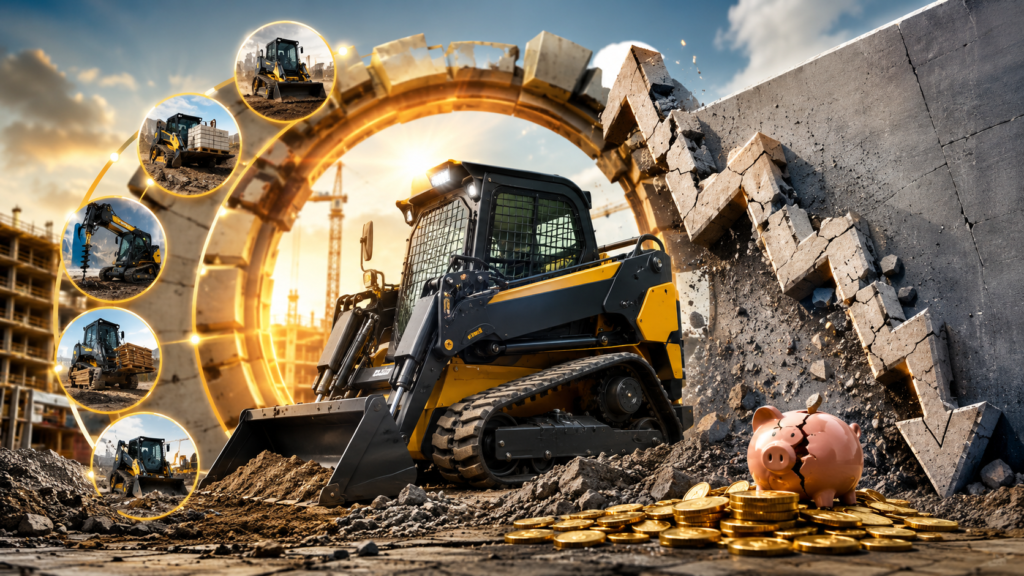 Save 30% on construction costs with Typhon Machinery mini excavators! Explore 5 powerful strategies!