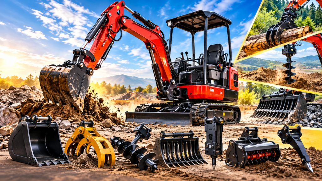 Dig Deeper: Game-Changing Mini Excavator Attachments to Elevate Your Projects Now!